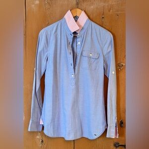 Vineyard Vines chambray button down SZ 6